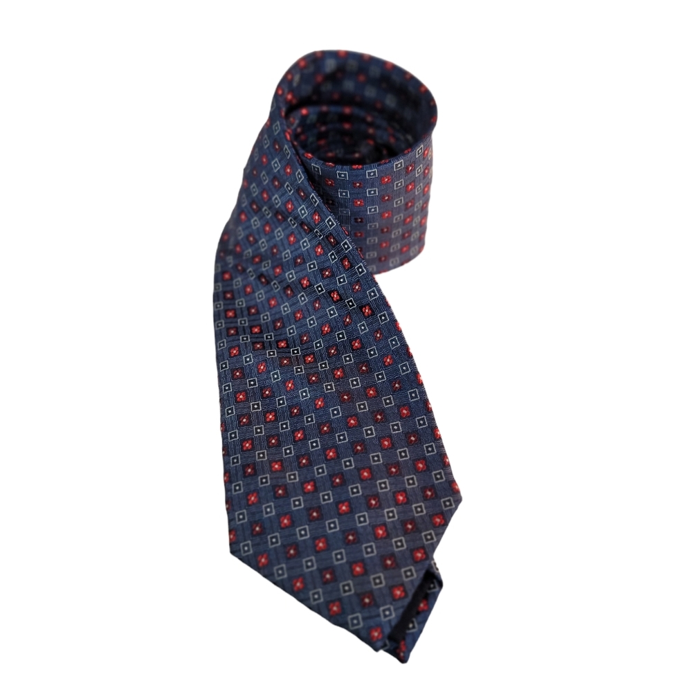 Roundtree & Yorke All Silk Handmade Extra Long Floral Men's Tie